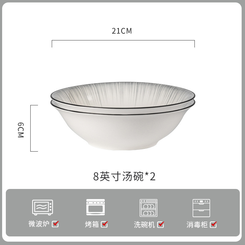 Conjunto de platos esmaltados coloridos cubiertos de cerámica Jingdezhen ligeros cubiertos de cerámica gris de lujo cubiertos de cerámica domésticos cubiertos de platos cubiertos palillos
