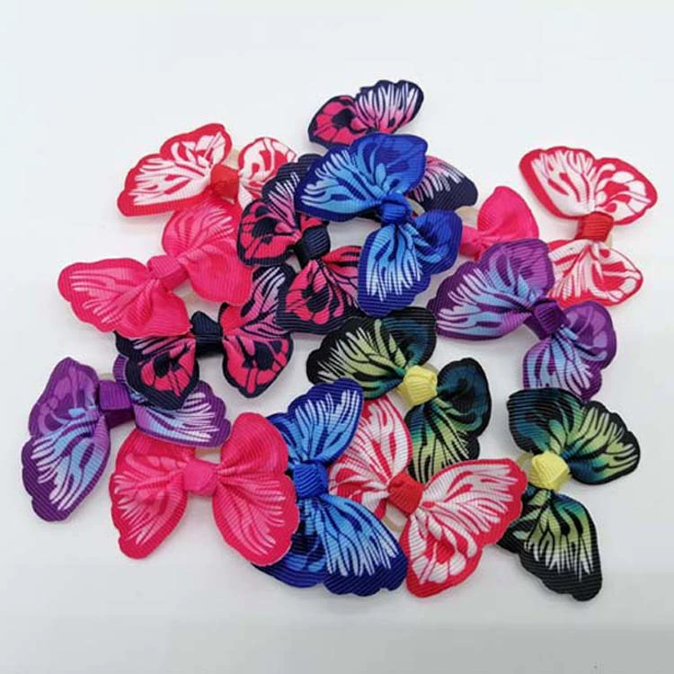 Домашнее животное собака бантом домашнее животное украшения голова собаки цветок резинкой аксессуары для домашних животных в наличии