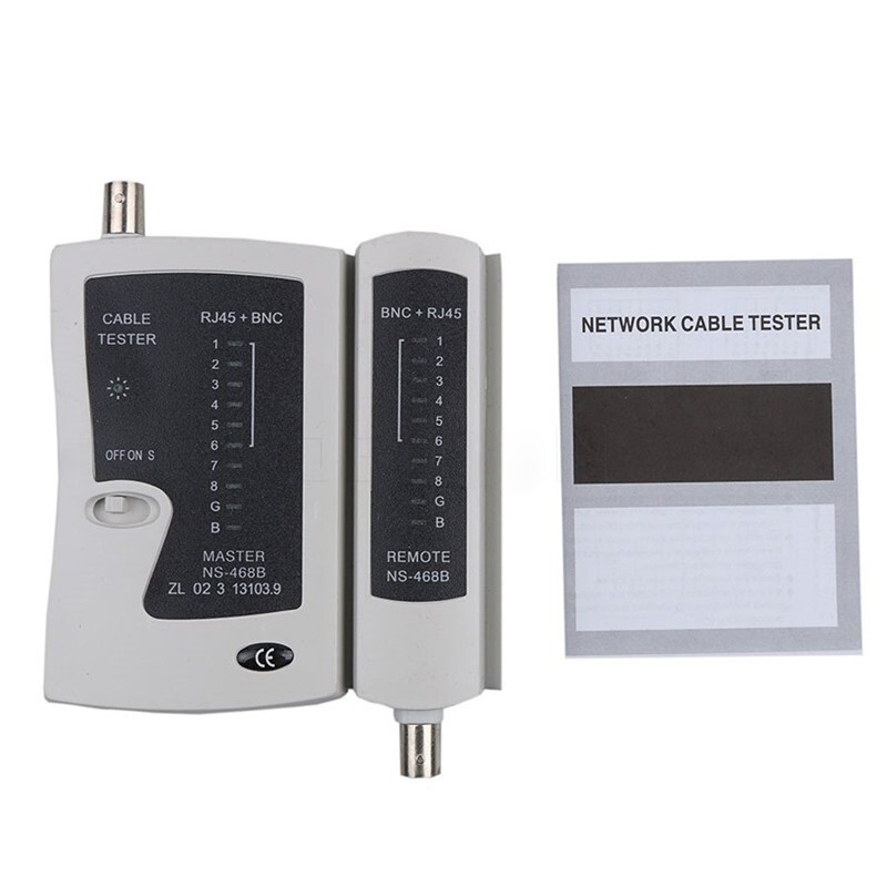 Multifunctional Coaxial Cable Line Tester Bnc Line Tester Rj45 Network Cable Network Crystal Head Tester