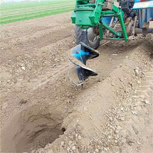 大马力植树钻洞机 手提式挖坑机 拖拉机牵引式钻眼机  雷亿重工