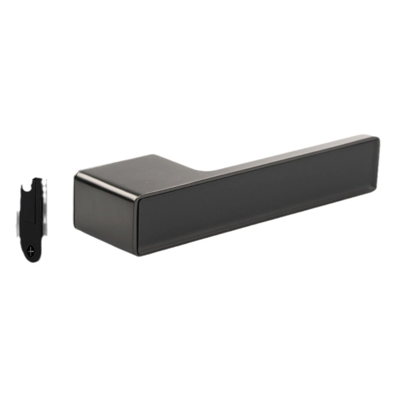 Cerradura de Puerta Ecológica de Estilo Italiano Minimalista con Llave Oculta, Cerradura de Puerta de Dormitorio, Cerradura Magnética Silenciosa Invisible de Aleación de Zinc para Interiores