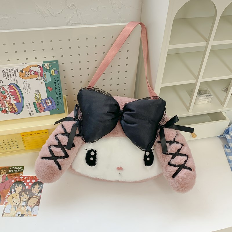 ダーククロミメロディー大頭ぬいぐるみバックパック 2025 新しいパーソナライズされたかわいい漫画ショルダーバックパックギフト|undefined