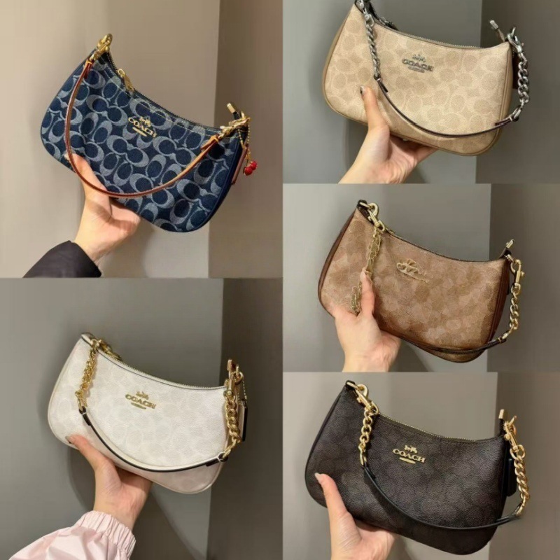 Qadın çantası — Aypara formalı çiyin və çarpaz çanta, zəncirli