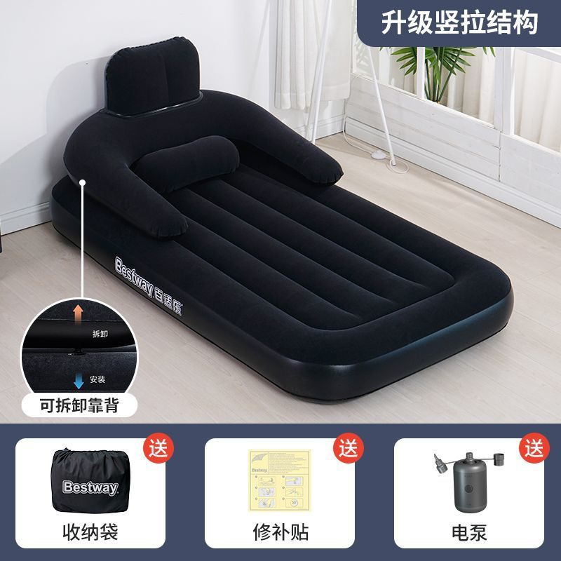 Fábrica directa grosor plegable superior al aire libre cama inflable doble para aumentar el colchón inflable individual conveniente