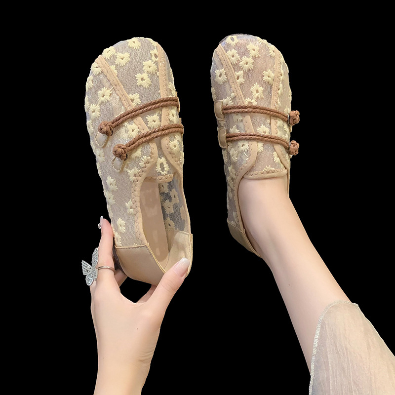 Spring Beijing cloth slippers