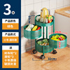 Rotating kitchen, universal multilayer corner frame, basket, storage system