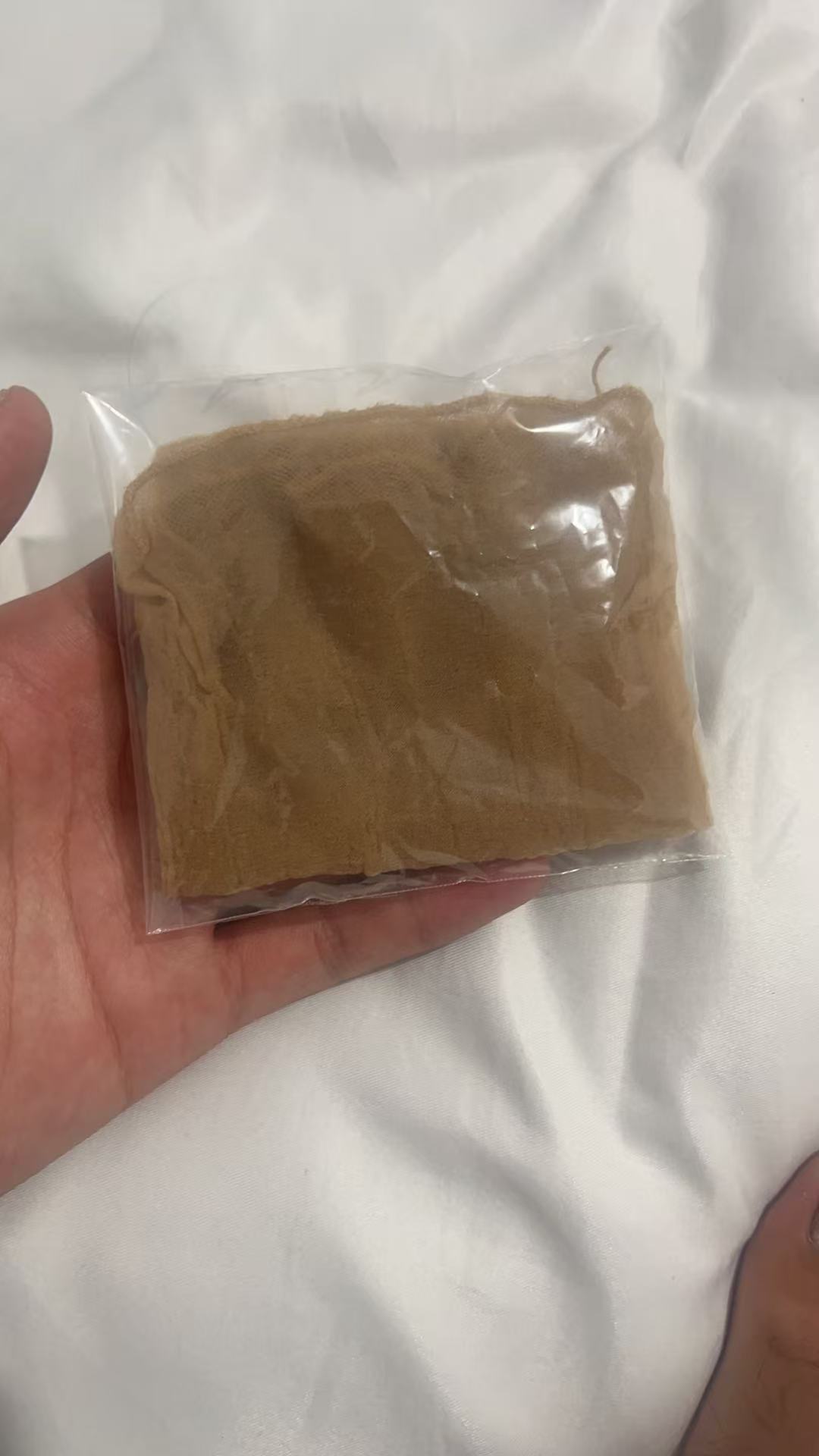 [Venta directa de fábrica] HD Stocking Wig Cap, red de cabello de encaje transparente de alta definición, sombrero de red de medias elásticas