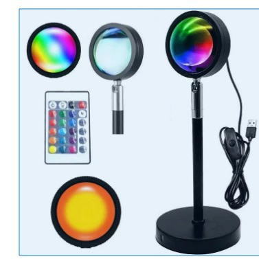Солнцезависимый проектор Tuya, USB RGB 16 цветов, регулируемая стойка и пульт