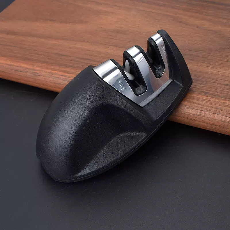 家用迷你鼠标型磨刀器便携两段陶瓷钨钢快速磨刀石厨房磨刀用批发