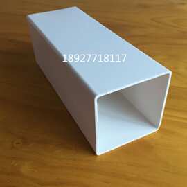 厂家生产 pvc方形管 pvc塑料异型材 pvc方形警示柱 塑料标志柱