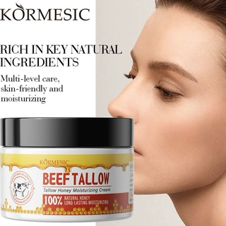 KORMESIC牛脂蜂蜜润肤霜补水保湿润肤霜水润光滑柔肤跨境厂家批发