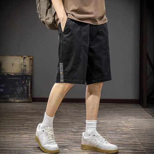 Summer New Trend Brand Men's Straight Leg Workwear Casual Shorts Loose Ins Casual Five-Finger Mid-Calf Pants from the Original Manufacturer