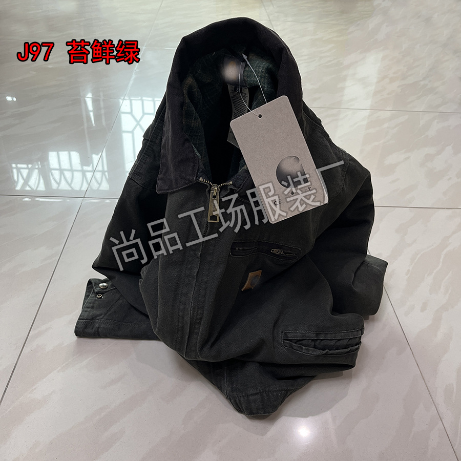 正確版カハT新型J97デロイト重工業水洗いジャケット男性アメリカの定番コートカップル同金