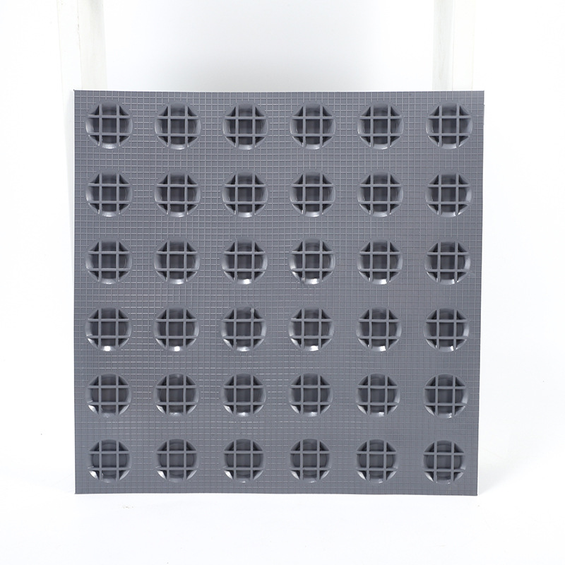 Pvc Rubber and Plastic Blind Walking Blind Paving Bricks High-Speed Rail Subway Anti-Slip Blind Paving Board Outdoor Sidewalk Yellow Guide Blind Bricks