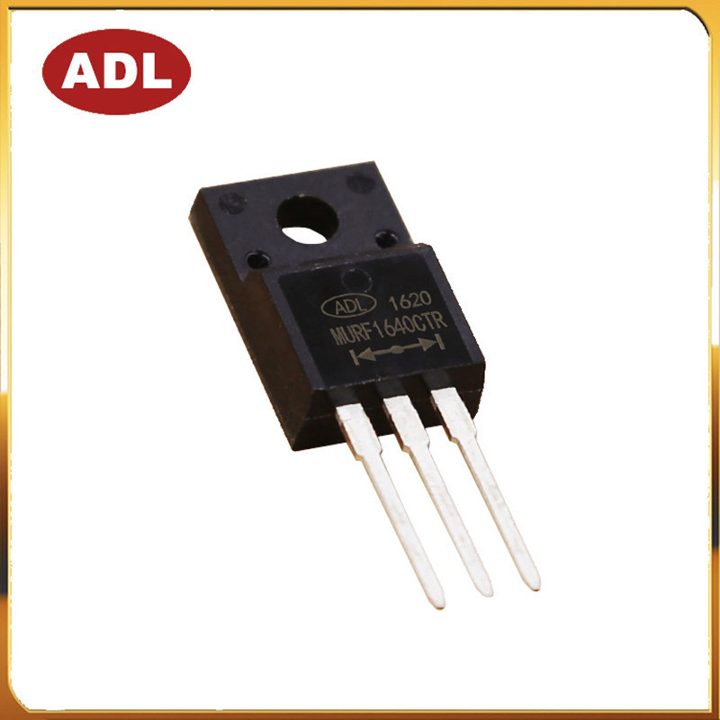 奥德利 MURF1640CTR 快恢复二极管 16A/400V TO-220F 共阴阳配对