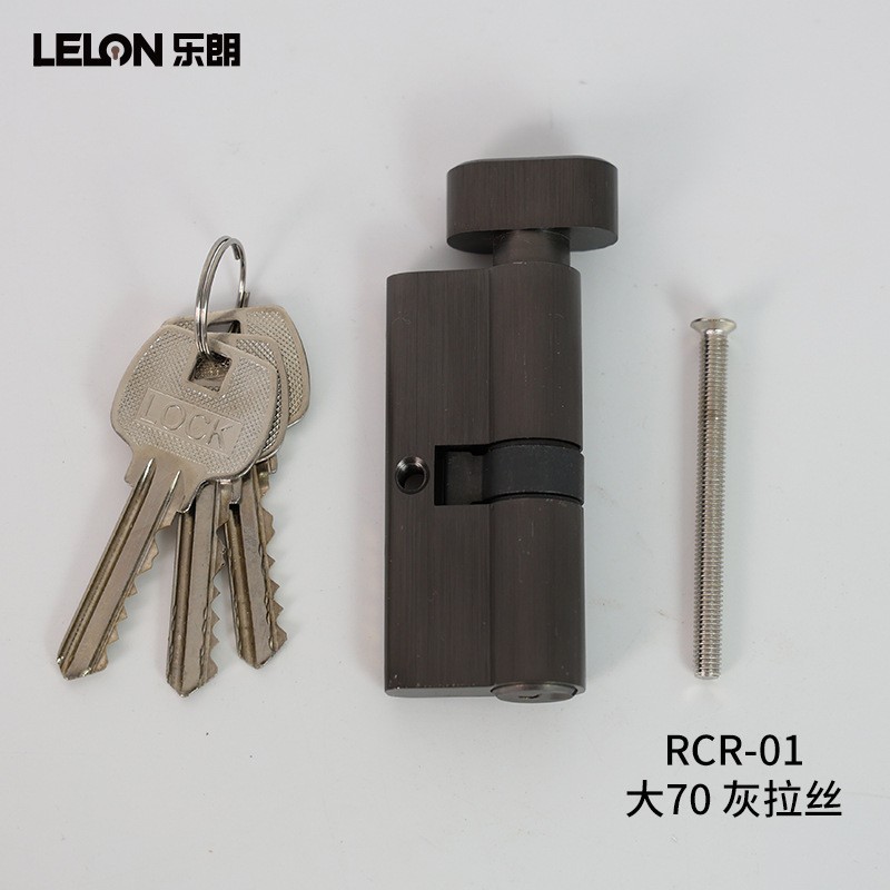 Gran 70 cerradura de torsión plana única estándar europeo de cobre puro cerradura de puerta interior universal con tres llaves accesorios de cerradura de puerta de madera