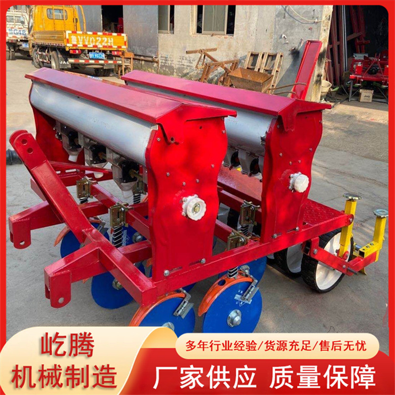 农用多行旋耕播种施肥机 小麦种植机悬浮式9行小麦播种机播种均匀
