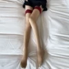 Spliced stockings Nude/Red
