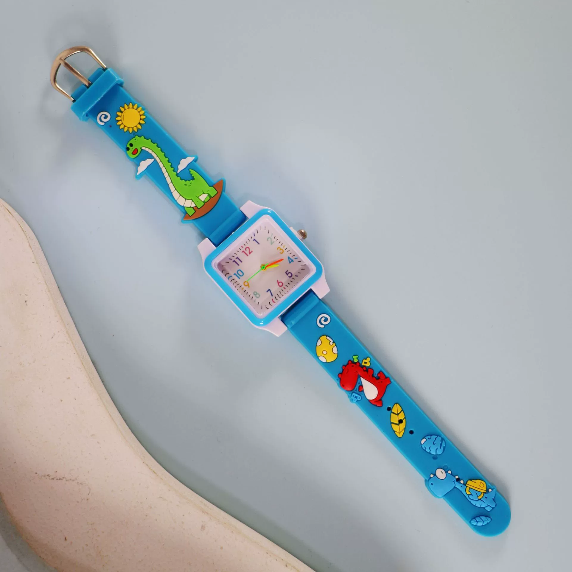 Silicone children's watch with gears, children's quartz watches