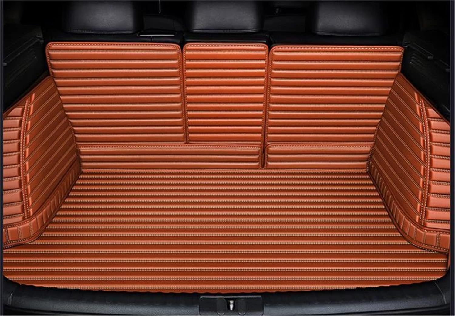 Cross-Border Supply of Amazon Small Horizontal Leather Fully Enclosed Trunk Mat European and American Version Rear Compartment Mat Source Factory
