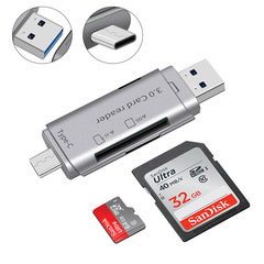 工場独自設計のUSB3.0カードリーダー、Type-C、Android携帯電話、コンピューター対応、多機能OTG2.0、SD/TF/Uディスク対応
