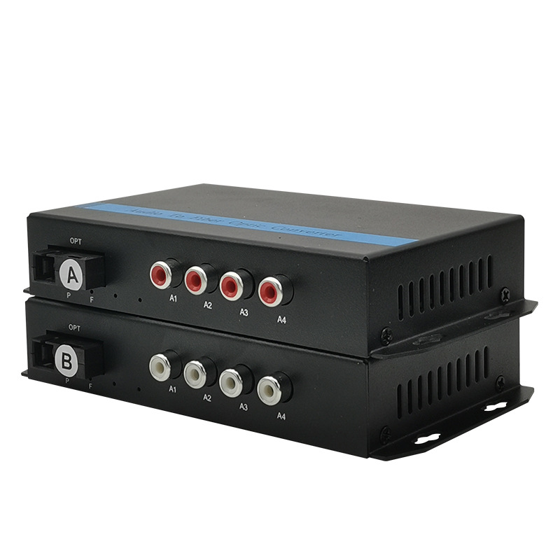 2-Channel, 4-Channel, 8-Channel Single-Direction Audio Optical Terminal, Dual-Direction Audio Voice Broadcast-Grade Audio Phono Connector Transceiver