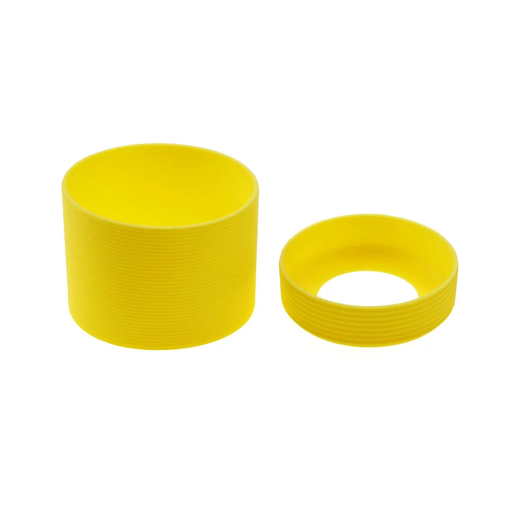 Glass, silicone non-slip protective case, 9.5cm, anti-scald
