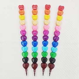 厂家批发节节笔下蛋笔免削铅笔蜡笔彩蛋可爱卡通儿童书写礼品