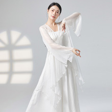 前世今生中国古风爵士新白蛇舞衣古风飘逸纱衣飘逸舞台装