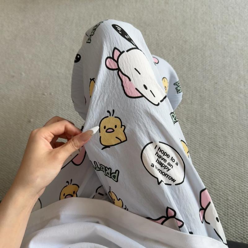 Primavera y verano · Pantalones de pijama casuales para mujeres pantalones a prueba de mosquitos rojos en línea 2025 nuevos pantalones caseros para llevar