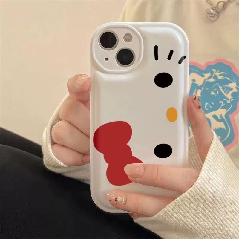 Чехол для телефона Apple совместим с iPhone 15, 15 Pro, 15 Pro Max — пузырьковый корпус KT cat, мягкие края для защиты от падений