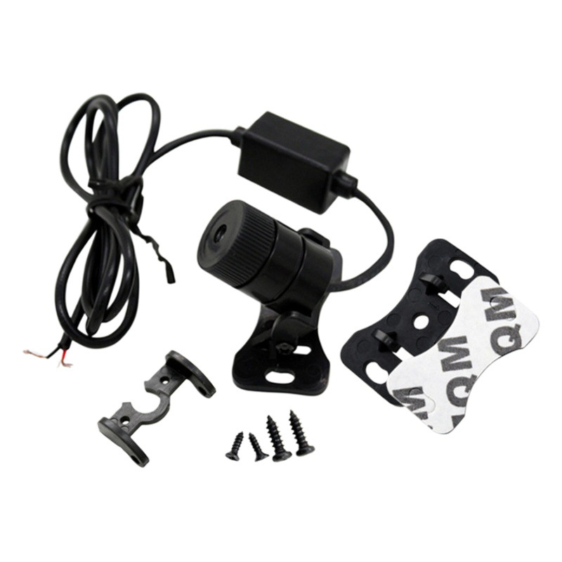 Coche de la motocicleta Luz de niebla láser de proyección luz de advertencia anti-niebla anti-freno trasero luz láser Luz de proyección trasera