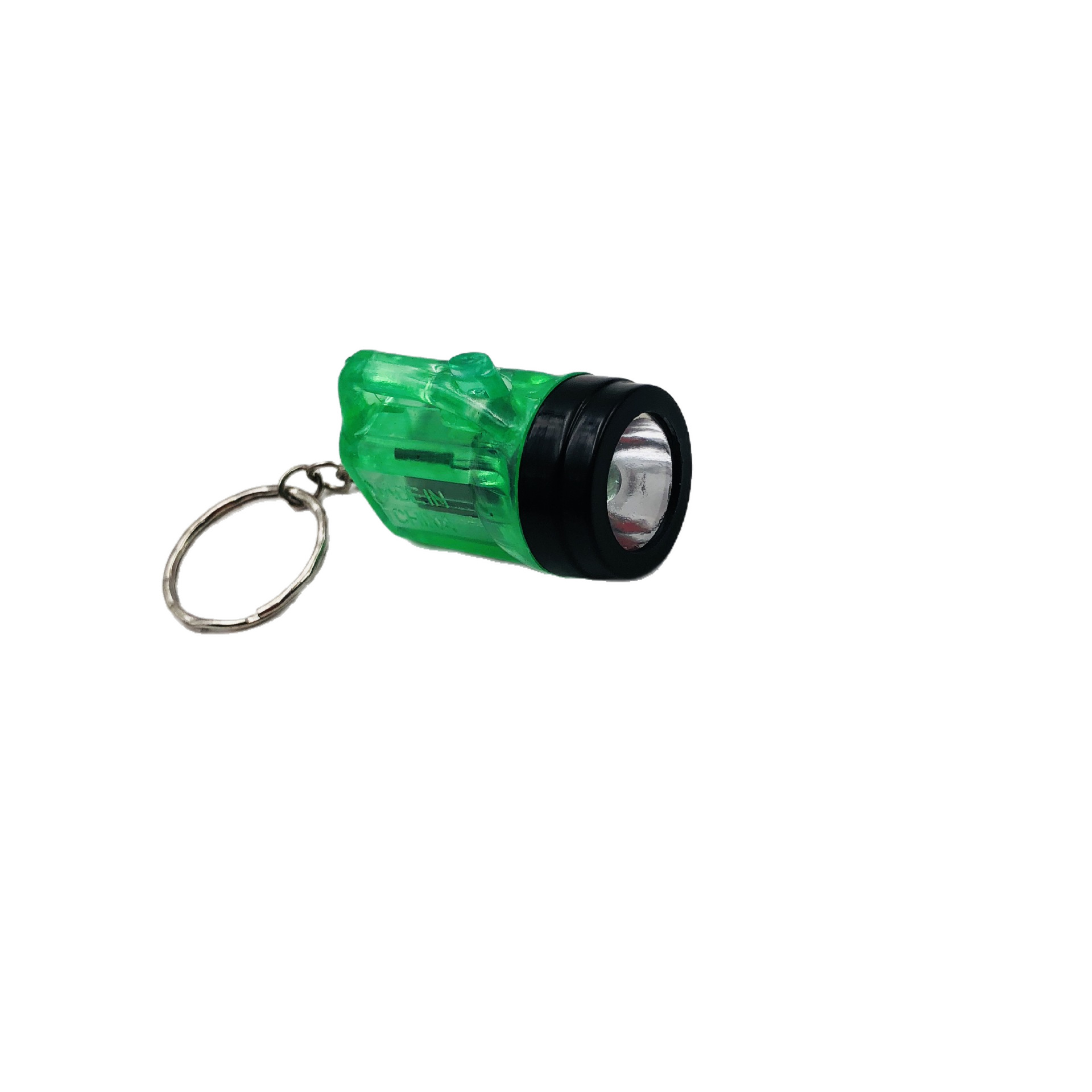Plástico mini linterna iluminación pequeño minero llavero colgante batería lámpara regalos prácticos niños juguetes luminosos image 5