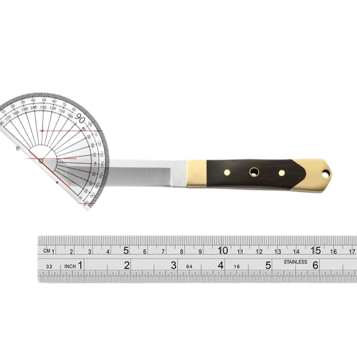 Sharp pocket knife ebony sandalwood, pen