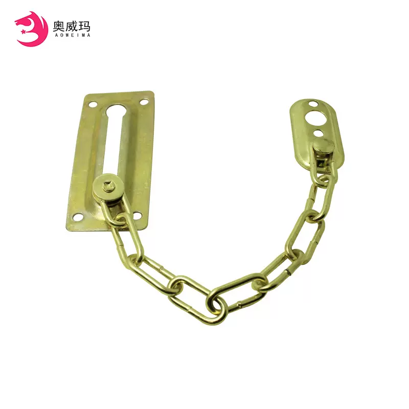 手机柜金色防盗链 柜台挂链 加厚展柜安全链 镀金色酒店防盗链