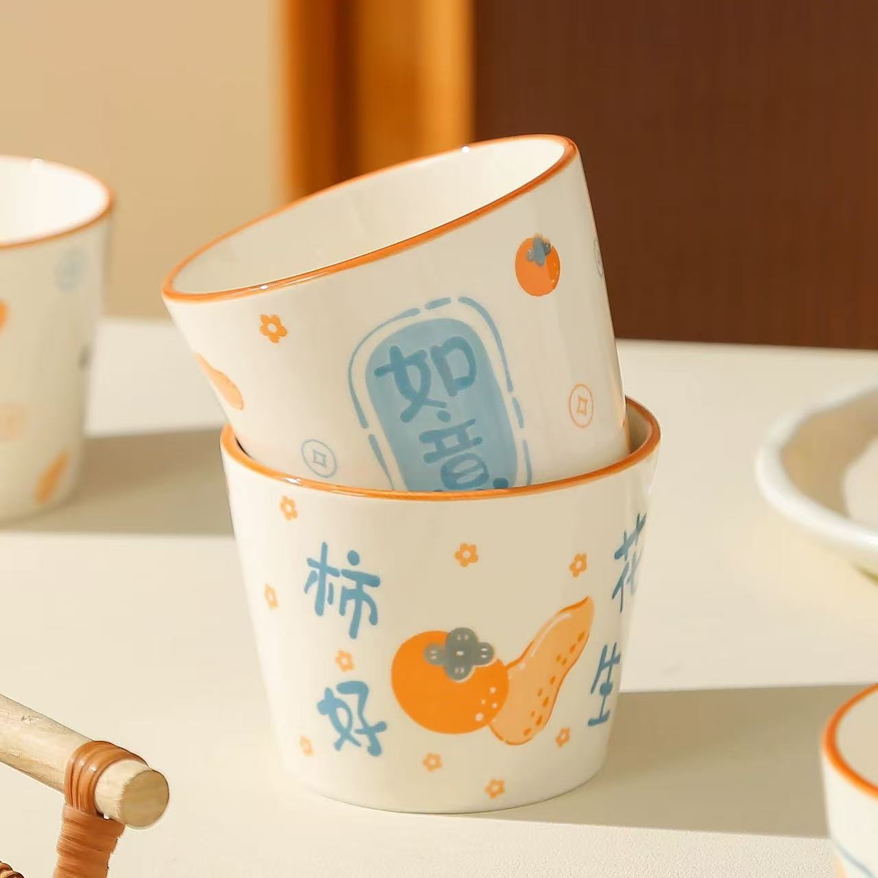Taza de kung fu cerámica sala de estar creativa taza de leche taza de desayuno taza de agua taza de té pequeño juego de té