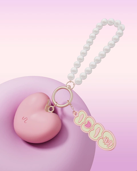 One heart, one heart jump egg pink