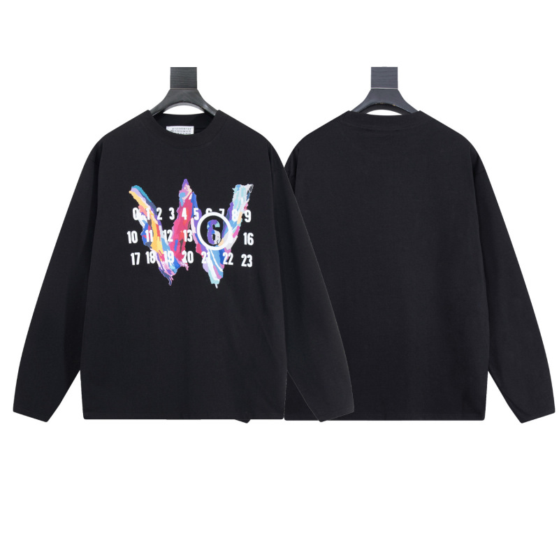 純綿双糸メンズTシャツ長袖高品質スポット卸売の国境を越えた特別供給|undefined