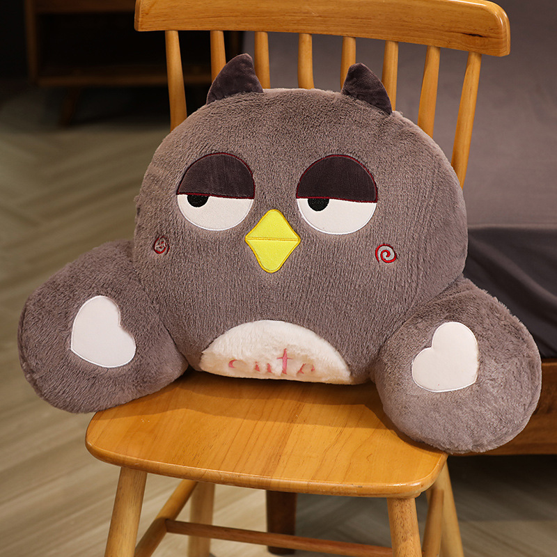 Almohada de cintura de dibujos animados Oficina cojín trasero silla cintura almohada lindo mujeres embarazadas cintura almohada asiento cintura soporte cojín