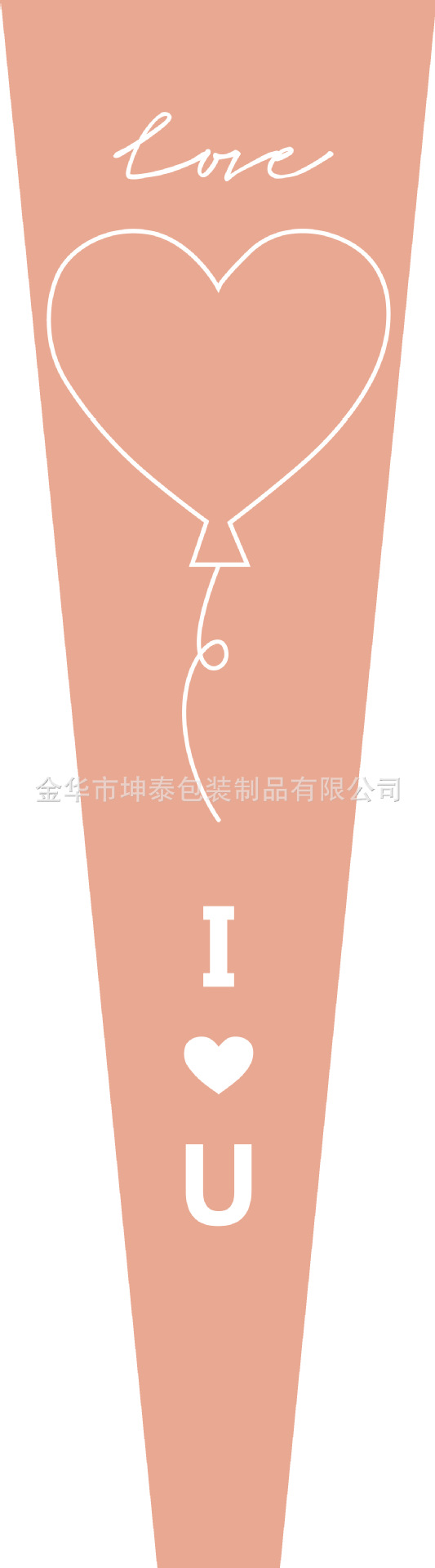 Bolsa de embalaje simple de una sola flor transparente ramo de rosas bolsa de triángulo bolsa individual bolsa de múltiples ramas material de tienda de flores florales