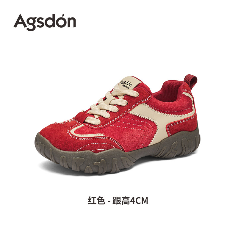 Zapatos de entrenamiento para mujeres 2025 nuevos zapatos deportivos casuales delgados de otoño Retro Gump