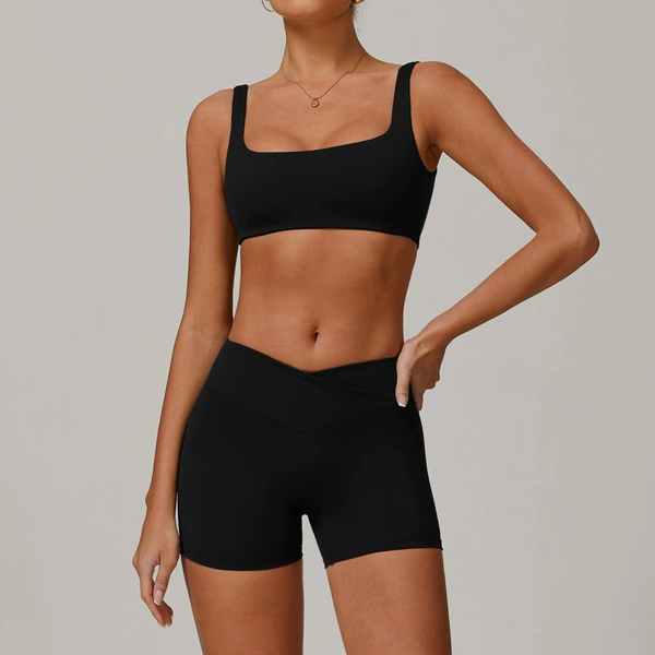 9177 bra + 9177 shorts high-end black