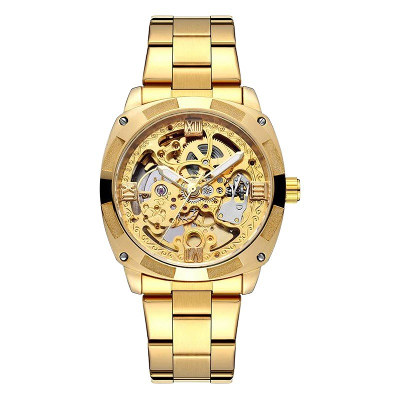 Механические часы древний верблюд автоматические механические часы полые резные мужские часы трансграничные мужские часы механические часы оптом