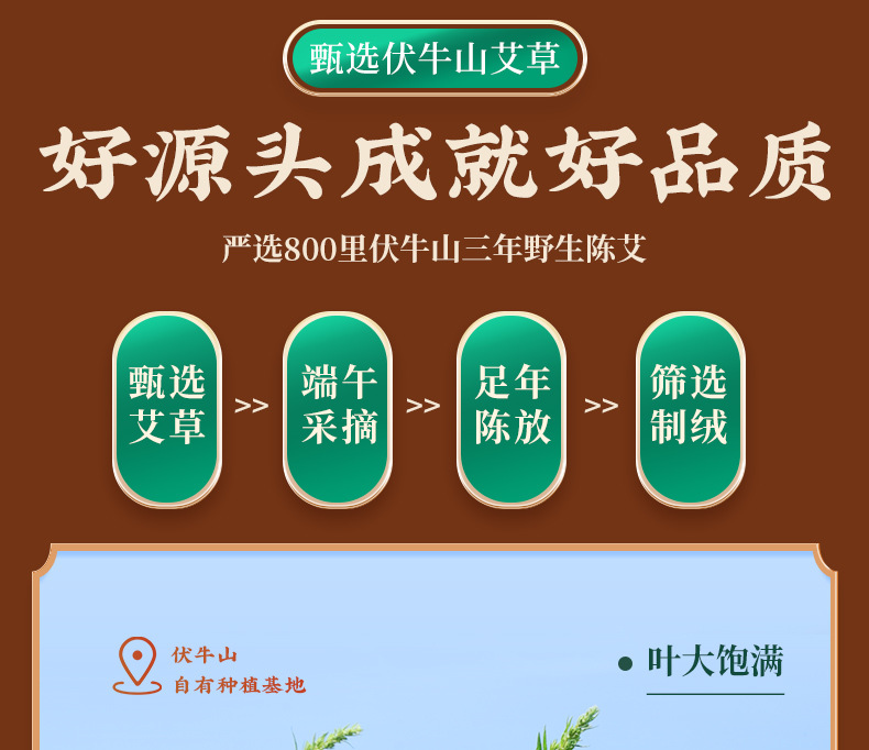 Moxa Sticks Ai Tiao 艾条 1.8x20cm 20 Pack Three Year Aged Pure Mugwort for Moxibustion key features
