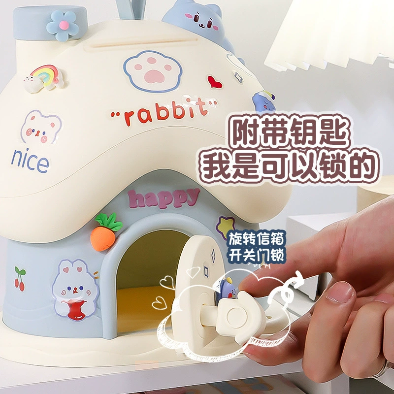 Creative table piggy bank for elementary school students, capacious decorations, Birthday gift