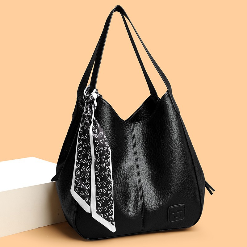 Europäische und amerikanische Retro-Ledertasche für Damen, geräumige Umhängetasche für Pendler, Handtasche mit_voghion.com