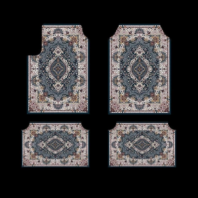 Use, Dirt-Resistant and Non-Slip, Four-Piece Set, Avtomobil döşəmə paspasları - zy-cross-border-floor-mat-four-piece-set-10-3344cm-pack-of-two