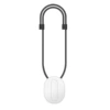 C100 magnetic lanyard white