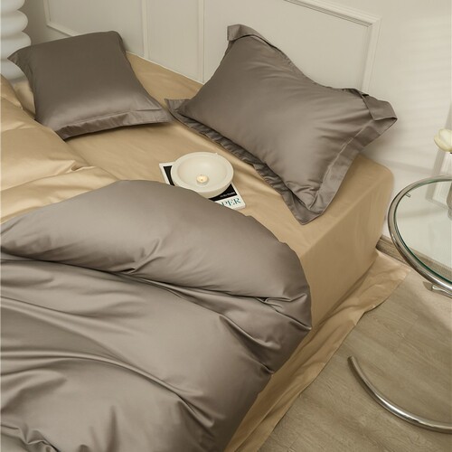 100-count Xinjiang long-staple cotton pure cotton four-piece set pure cotton light luxury bedding sheets fitted sheet quilt cover bed three-piece set