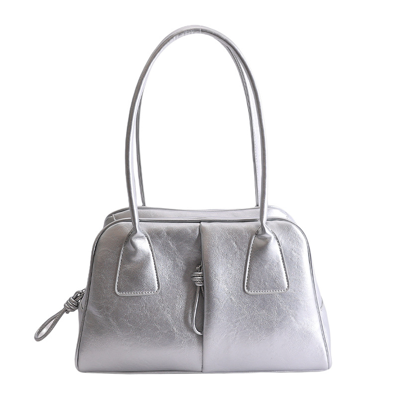 Transfronterizo retro sensación cotidiana bolso debajo de la axila para mujeres 2026 nuevo bolso de moda simple bolso de hombro image 7